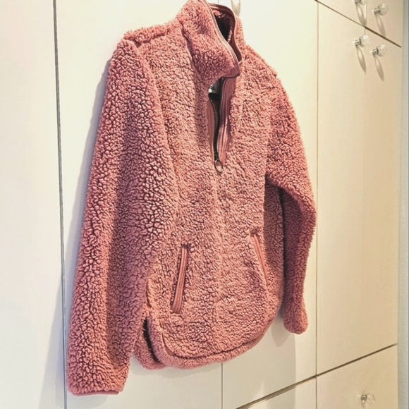 Cuddly Sherpa Girl Pullover Sweater - Picture 1 of 5
